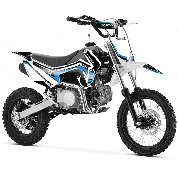 Pit bike Bastos BS 125 First Bleu